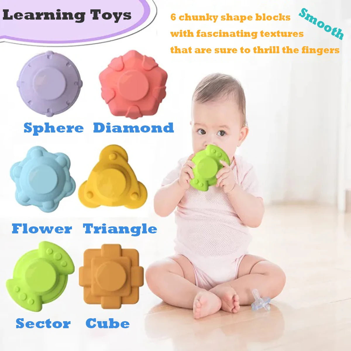 Colorful Shape Blocks Sorting Game
